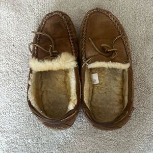 L.L. Bean Tan Shearling Men's Loafers